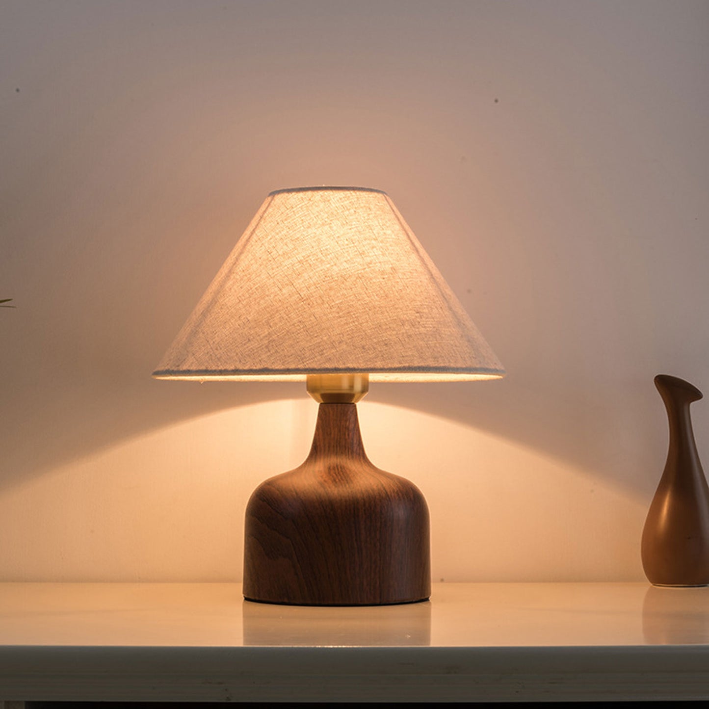 Wood Table Lamp Night Light