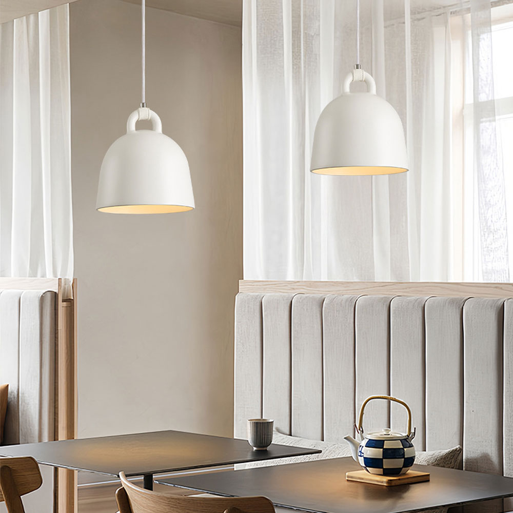 Modern Simple Pendant Light, Resin Shade Pendant Lamp for Living Room, Kitchen Island, Bedroom, Dining Room Table(Bulb Not Included)