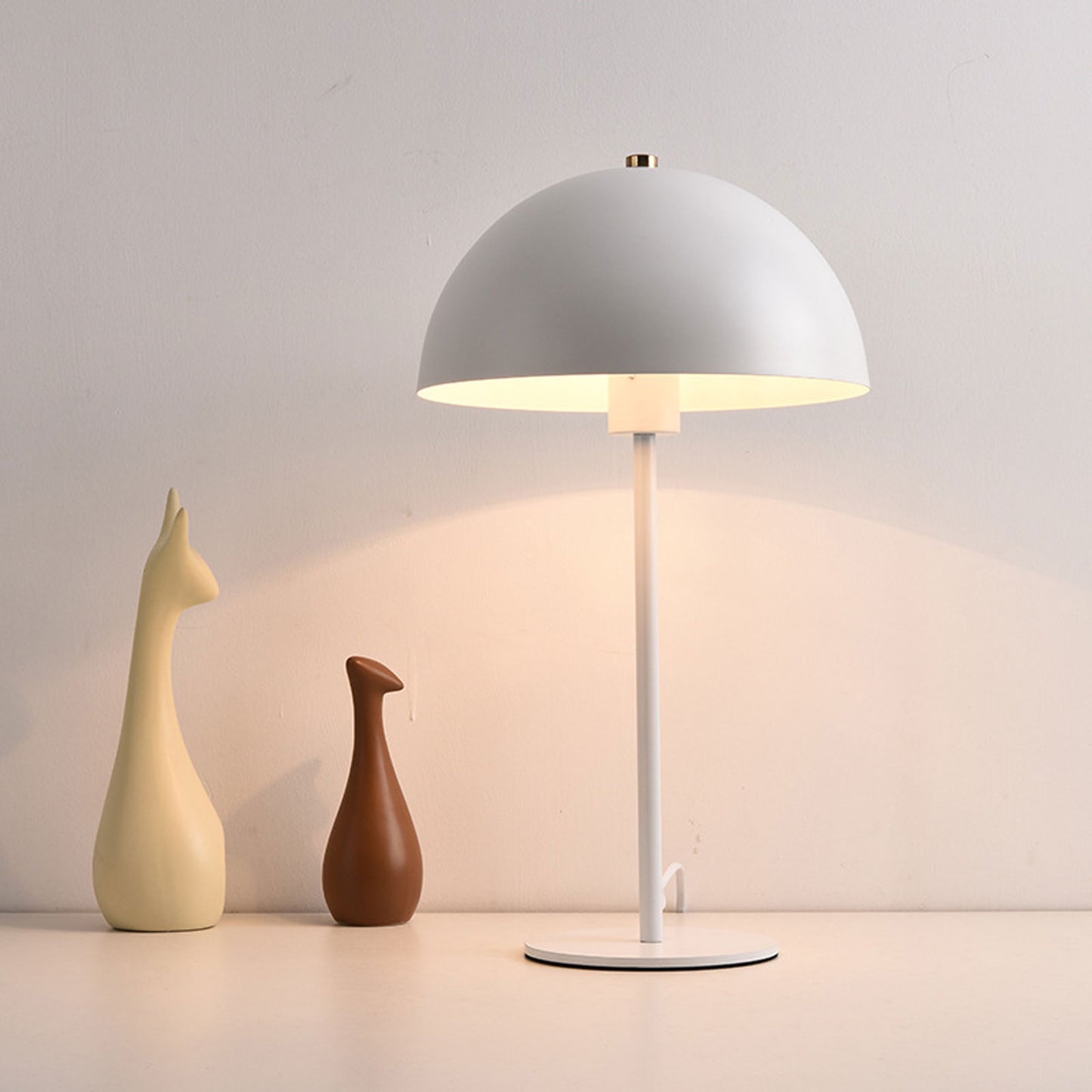 Mushroom Table Lamp Bedside Table Lamp, Wrought Iron Table Light