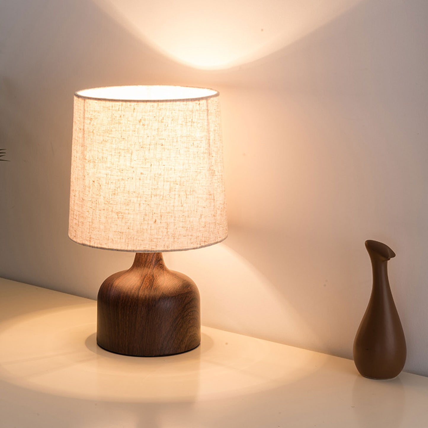 Wood Table Lamp Night Light