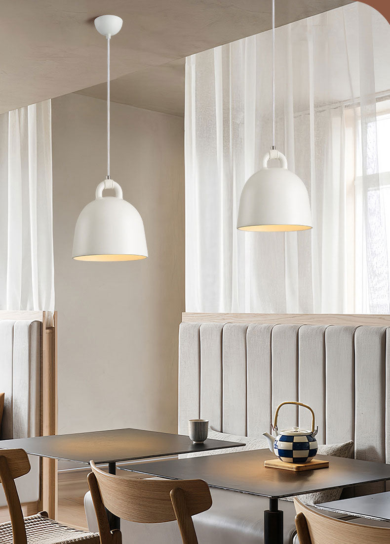 Modern Simple Pendant Light, Resin Shade Pendant Lamp for Living Room, Kitchen Island, Bedroom, Dining Room Table(Bulb Not Included)