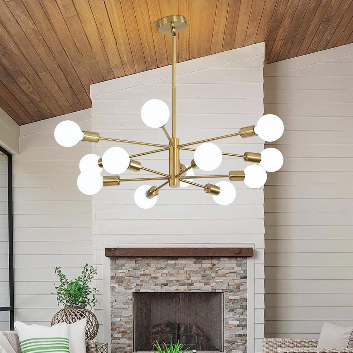 12-Light Sputnik Chandelier