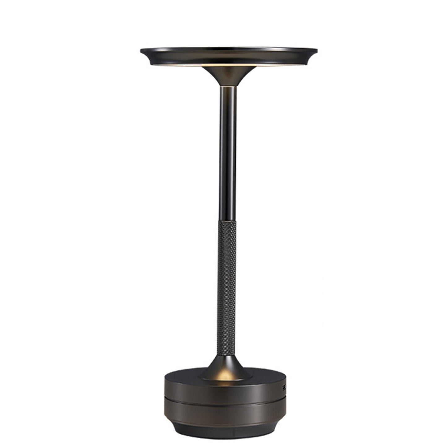 LED Cordless Table Lamp,Modern Wireless Table Lamp Rechargeable, 3 Color Stepless Dimming Night Light Touch Lamps(Black)