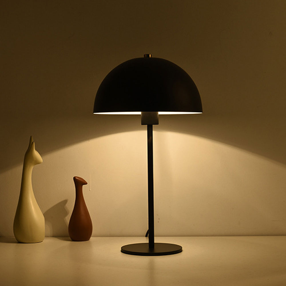 Mushroom Table Lamp Bedside Table Lamp, Wrought Iron Table Light