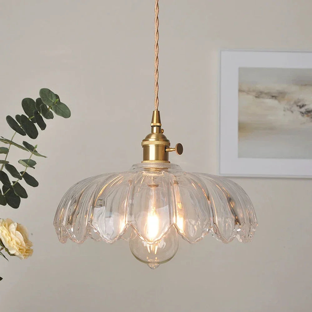 Glass Pendant Light(Bulb Not Included)