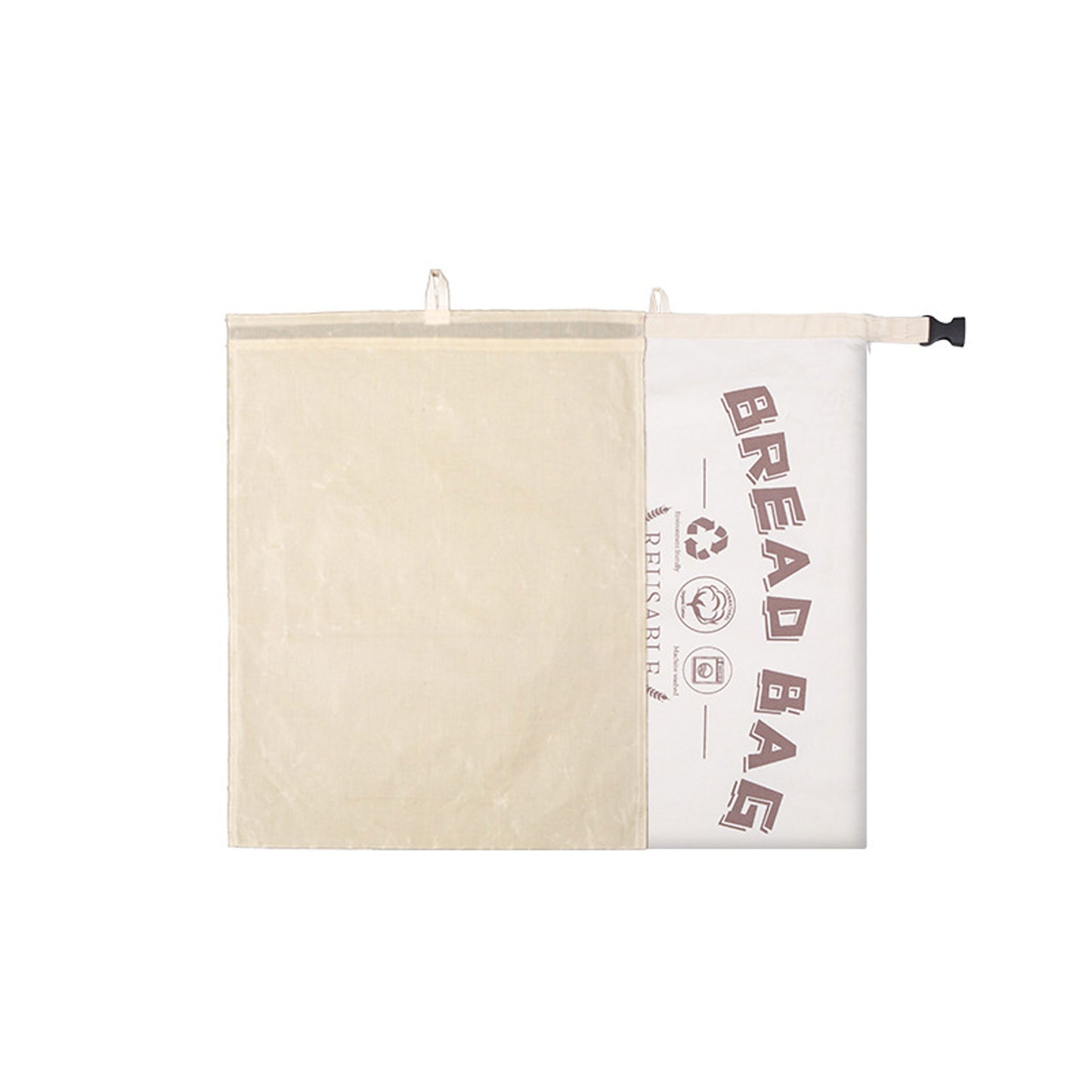 2 Pack Reusable Beeswax Bread Bag for Homemade, Cotton Beeswax Wraps for Food