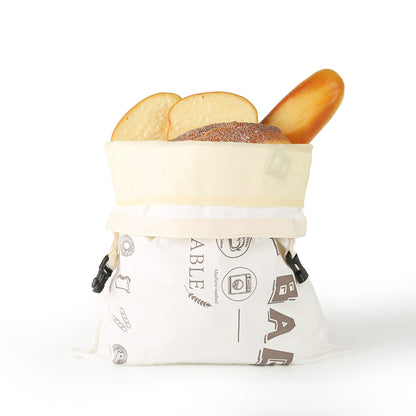 2 Pack Reusable Beeswax Bread Bag for Homemade, Cotton Beeswax Wraps for Food