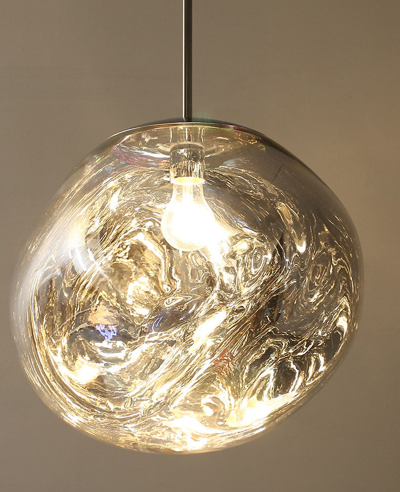 Lava Pendant Lamp - Handcrafted Acrylic Shade Chandelier (UK Stock)