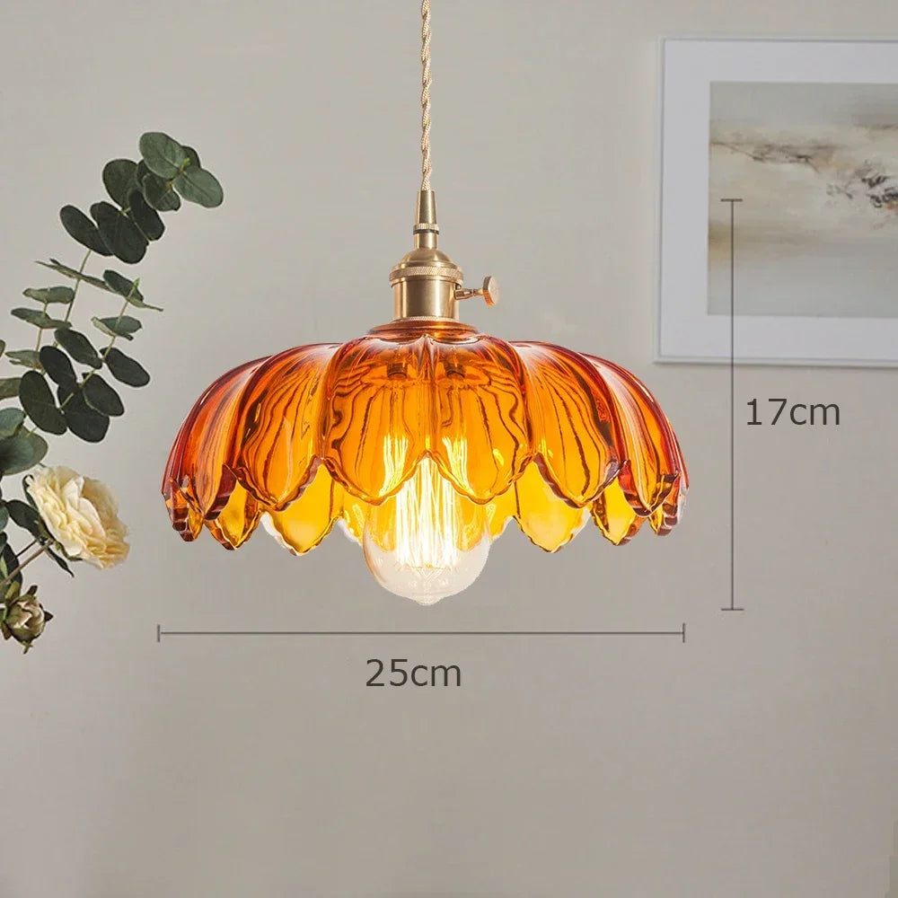 Glass Pendant Light(Bulb Not Included)