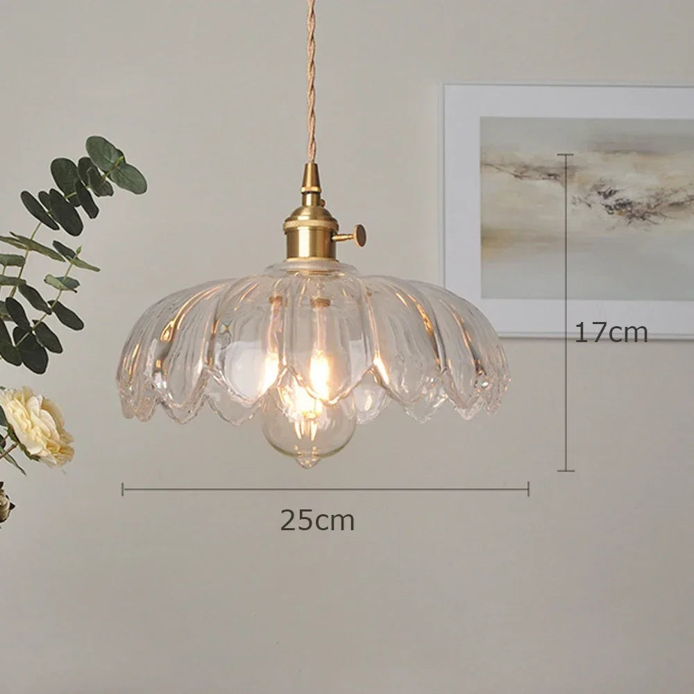Glass Pendant Light(Bulb Not Included)