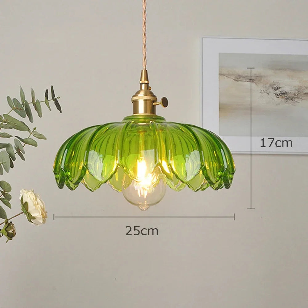 Glass Pendant Light(Bulb Not Included)