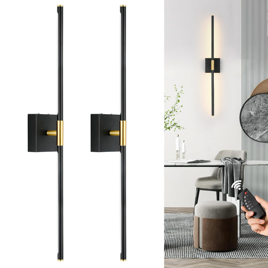 Battery Operated Wall Sconces Set of 2