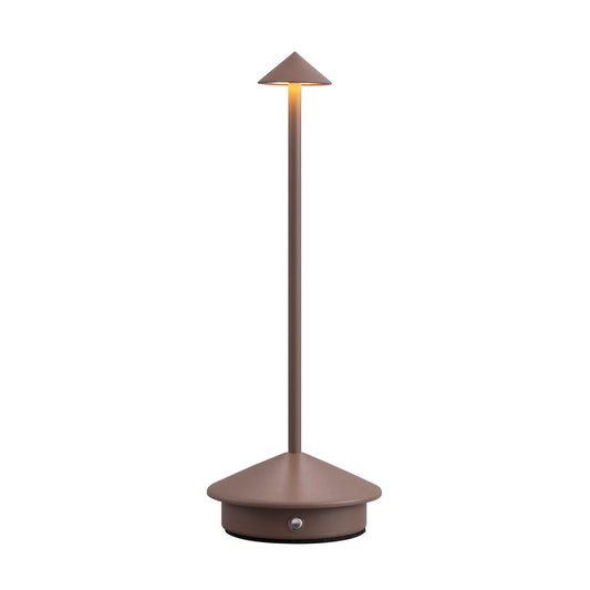 LED Table Lamp Cordless Rechargeable Desk Lamp Lighting, Brown