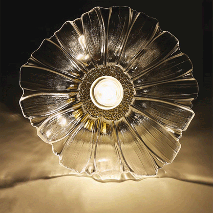 Flush Mount Glass Ceiling Light Lighting Fixture(Bulb Not Included)